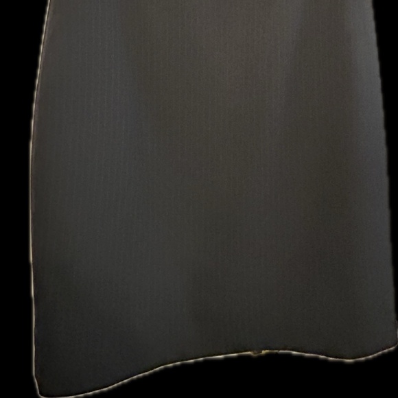 Blue Pinstripe Fitted Office Dress – Size 10 - Picture 4 of 4